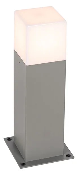 Candeeiro de pé exterior moderno cinzento 30 cm IP44 - Denmark Moderno