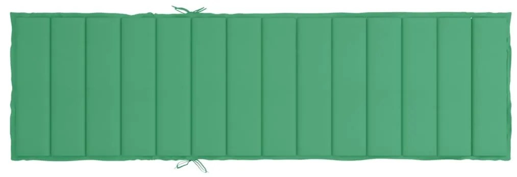Almofadão p/ espreguiçadeira 200x50x3 cm tecido oxford verde
