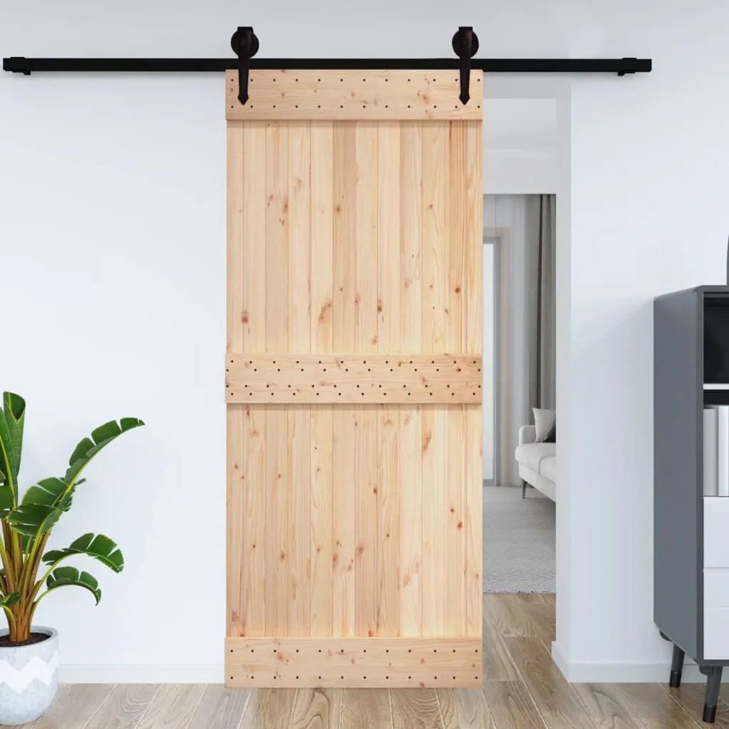 vidaXL Porta NARVIK 70x210 cm madeira de pinho maciça