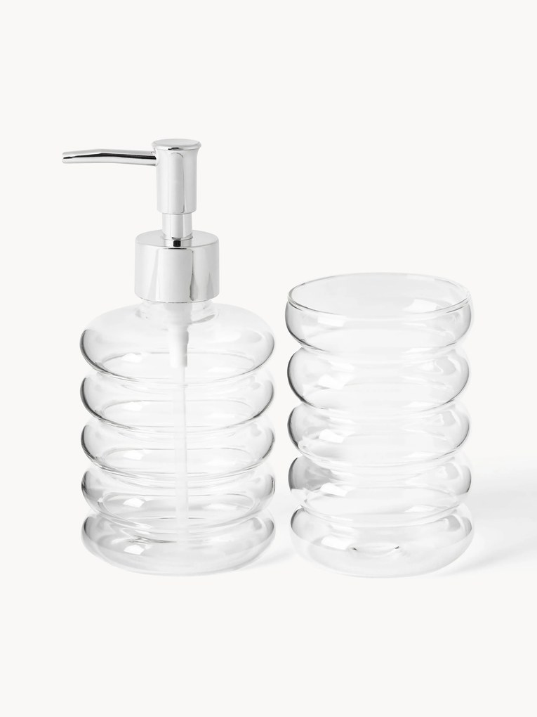 Acessórios de casa de banho artesanais Bubbly, conjunto de 2
