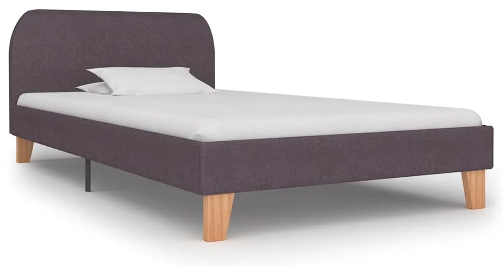 vidaXL Estrutura de cama sem colchão 90x190 cm tecido
