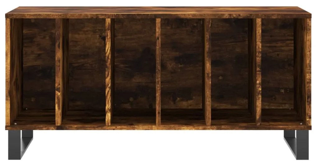 Armário p/ discos 100x38x48 cm deriv. madeira carvalho fumado