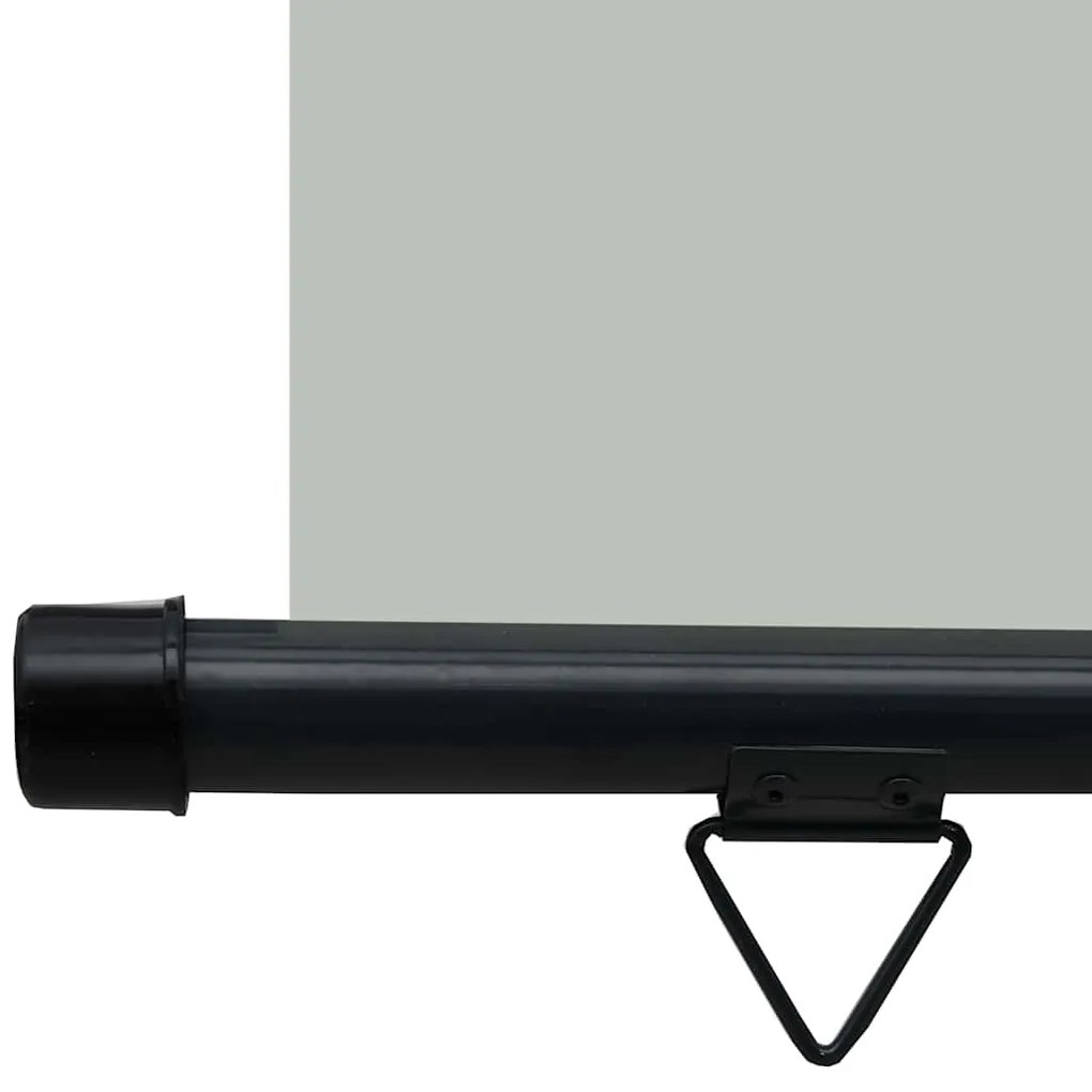 Toldo lateral para varanda 80x250 cm cinzento