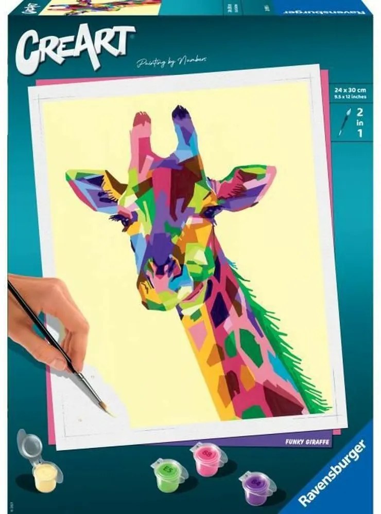 Desenhos para Pintar Ravensburger Creart Large Giraffe 24 X 30 cm