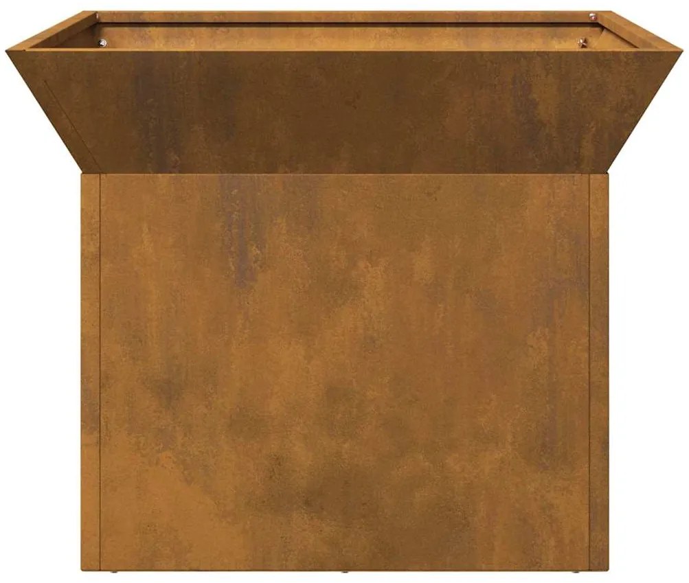 Fire Pit Ferro Enferrujado 50 x 50 x 40 cm Aço corten