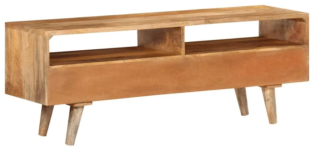 Móvel de TV 110x30x41 cm madeira de mangueira maciça