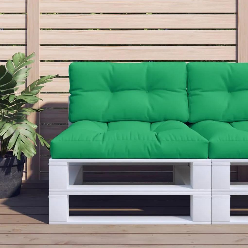 Almofadão para sofá de paletes 80x40x12 cm tecido verde