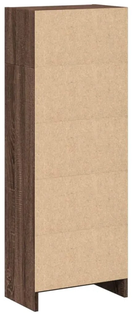 Estante 40x24x109 cm derivados de madeira carvalho castanho