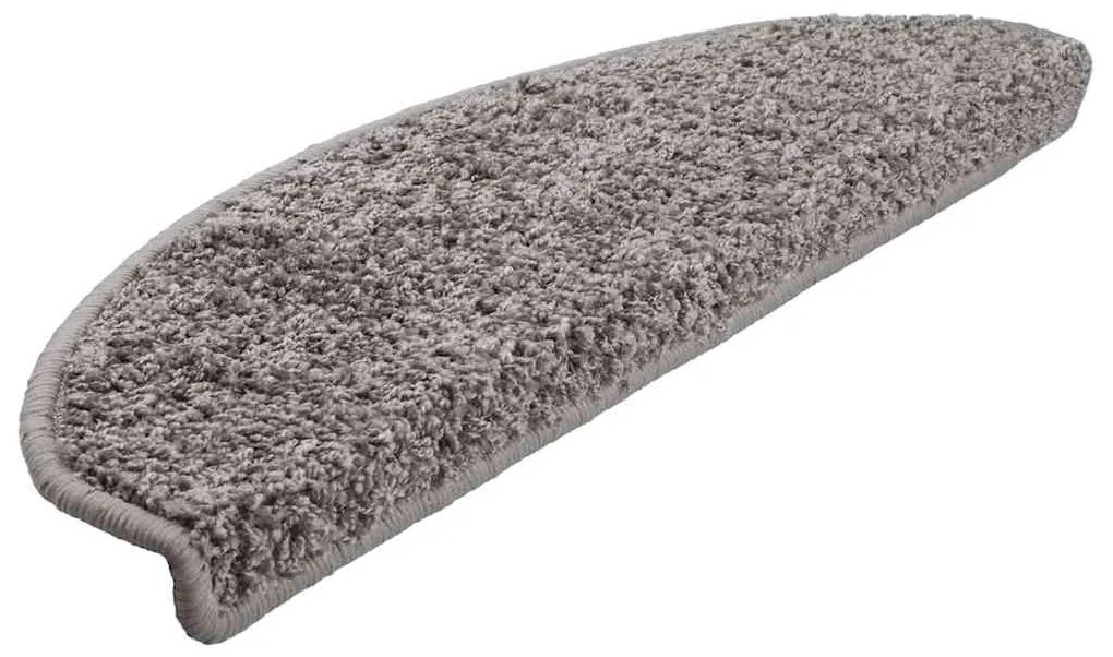 Tapetes de escada 20 pcs 65x21x4 cm cinzento