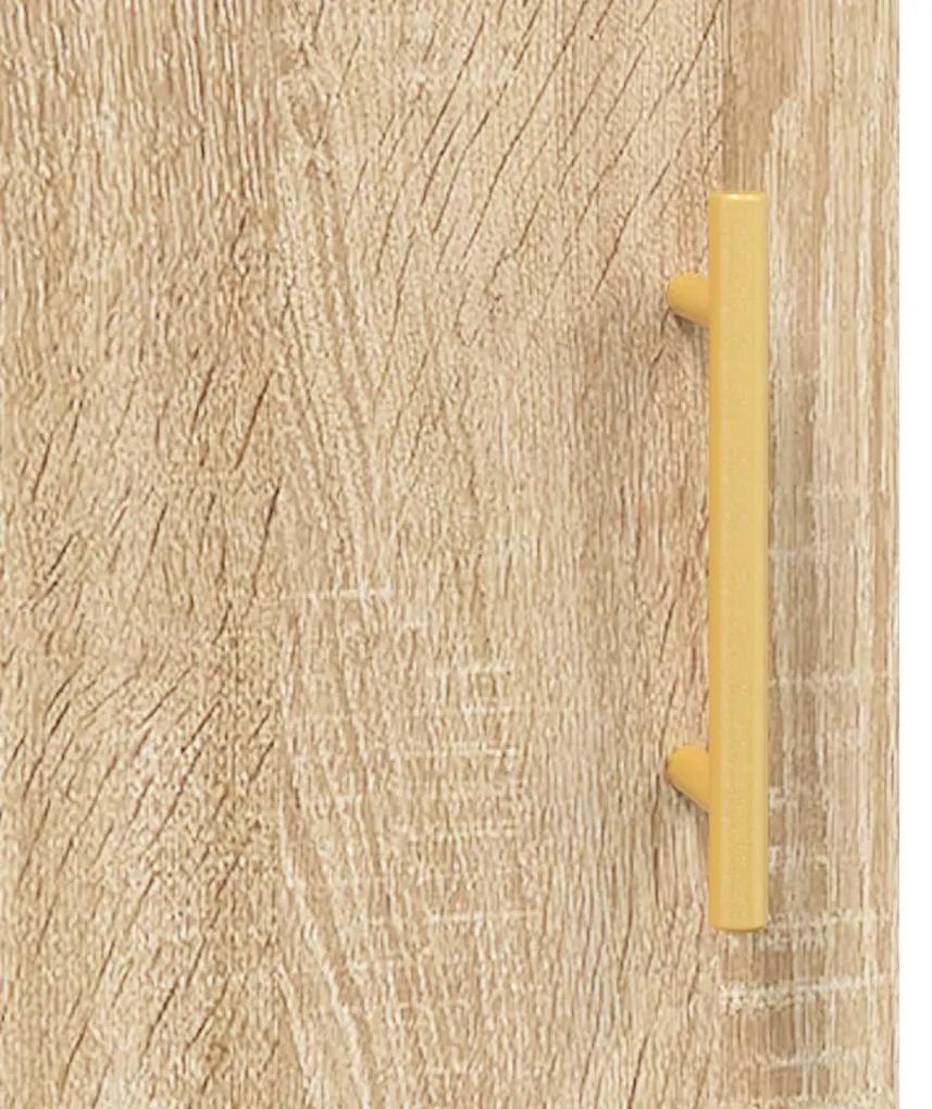 Secretária 140x50x75 cm derivados de madeira carvalho sonoma
