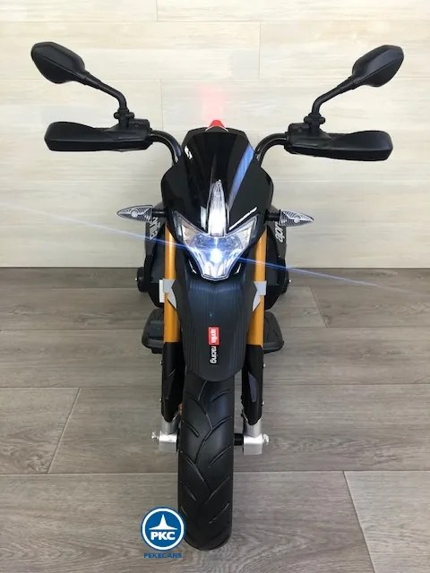 Moto criança eletrica Aprilia Dorsoduro 900 12V Preta