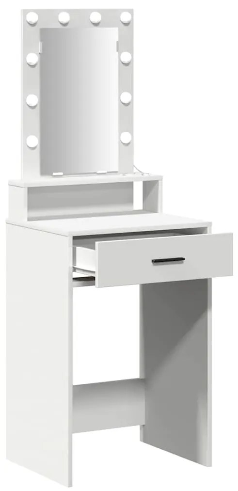 Mesa de Maquiagem vidaXL com Luzes LED Branca 50x41x140 cm