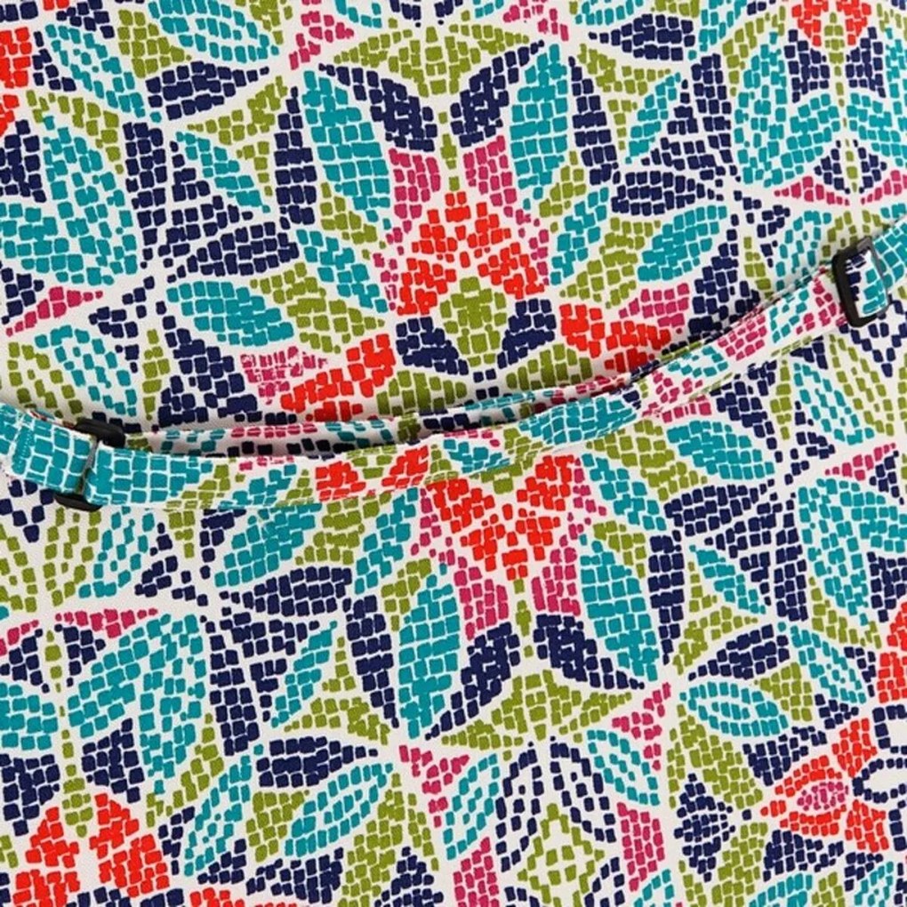 Almofada para cadeiras DKD Home Decor Multicolor 50 x 5 x 125 cm