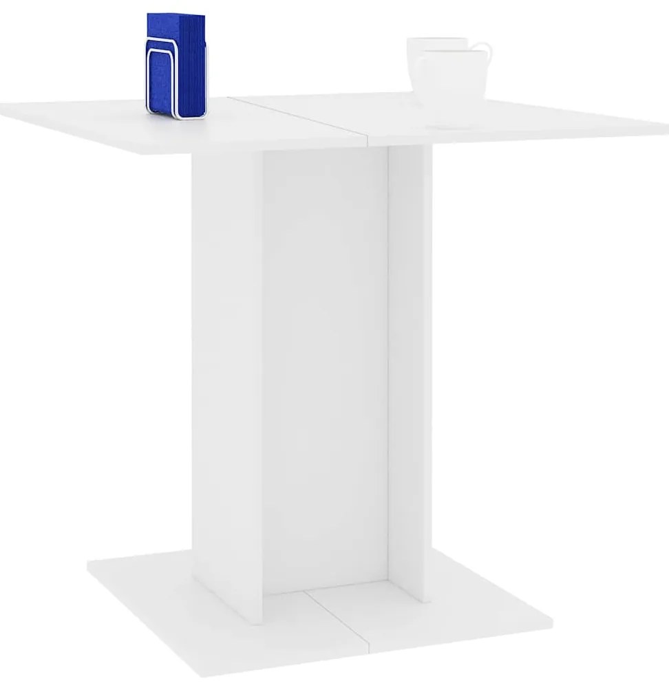 Mesa de jantar derivados de madeira branco