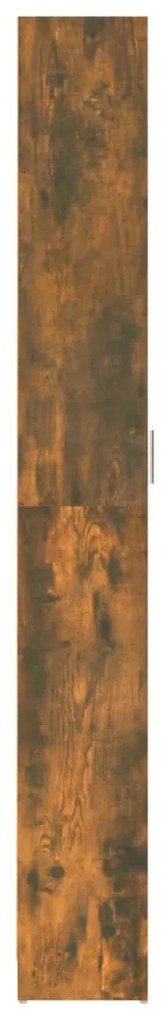 Roupeiro de corredor 55x25x189 cm derivados madeira cor fumado