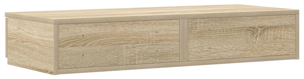 gavetas de cama vidaXL Carvalho Sonoma 80x36,5x16,5 cm Madeira Engenha