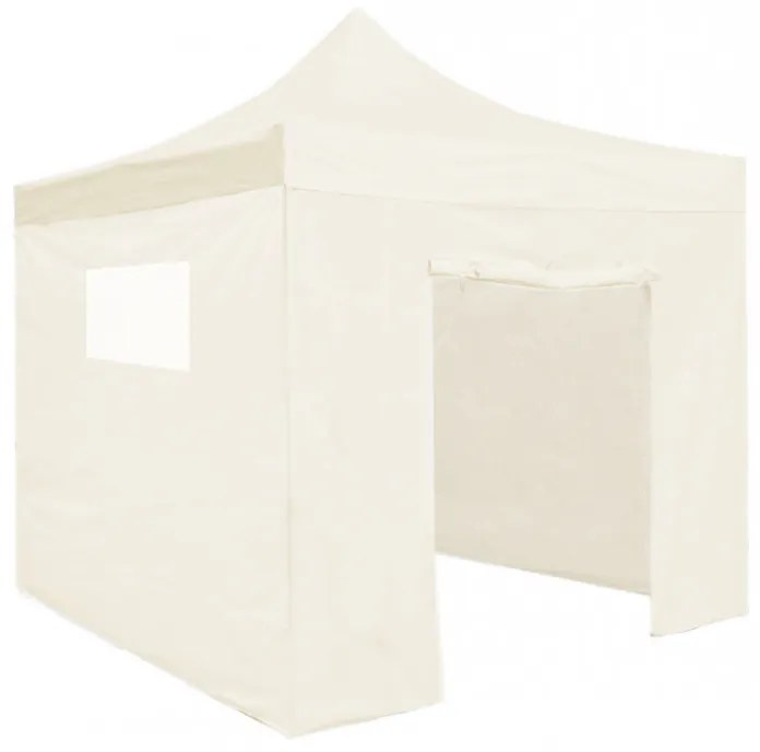 Tenda Jardim Para Festas, Feiras, Eventos 3x3 Line (Kit Completo) Creme