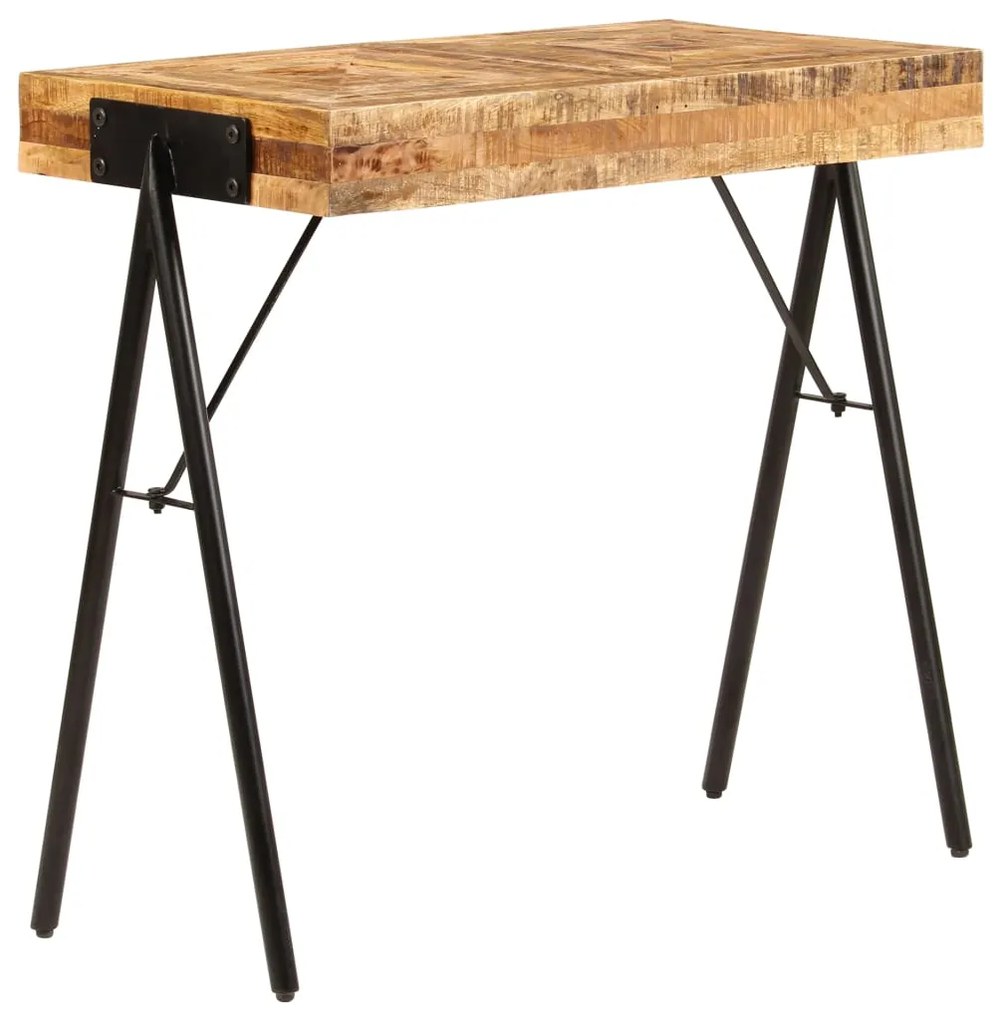 Mesa consola madeira de mangueira maciça 80x40x75 cm