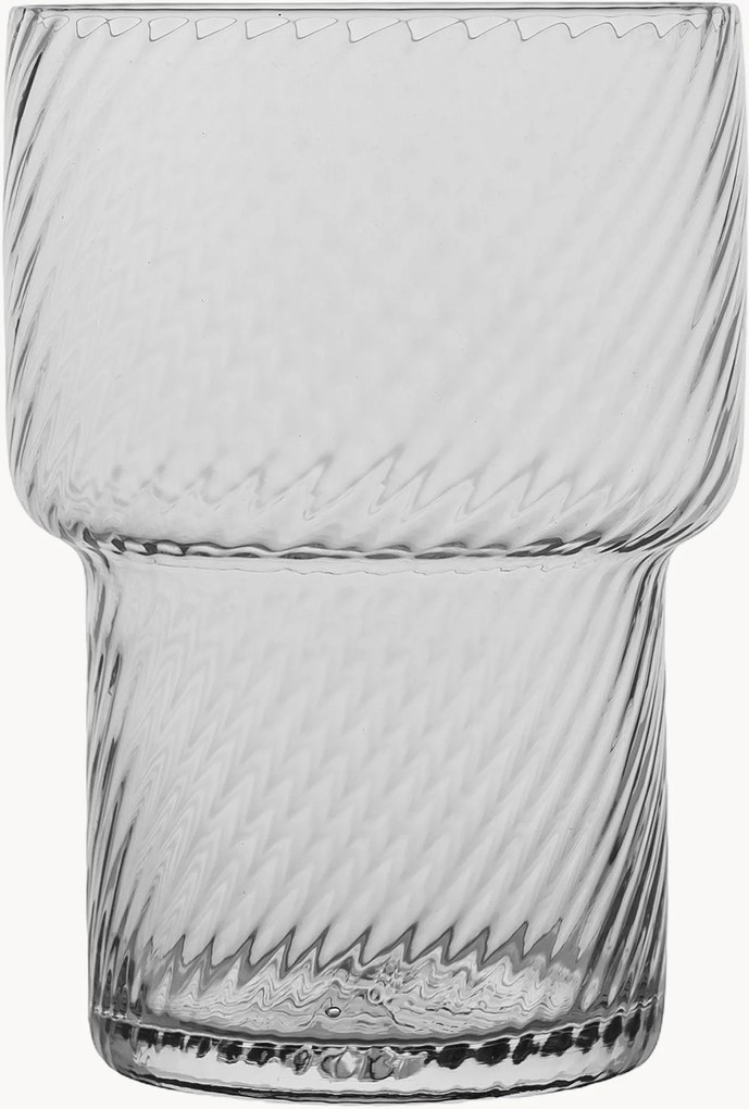 Copos artesanais Luna Spiral, conjunto de 6