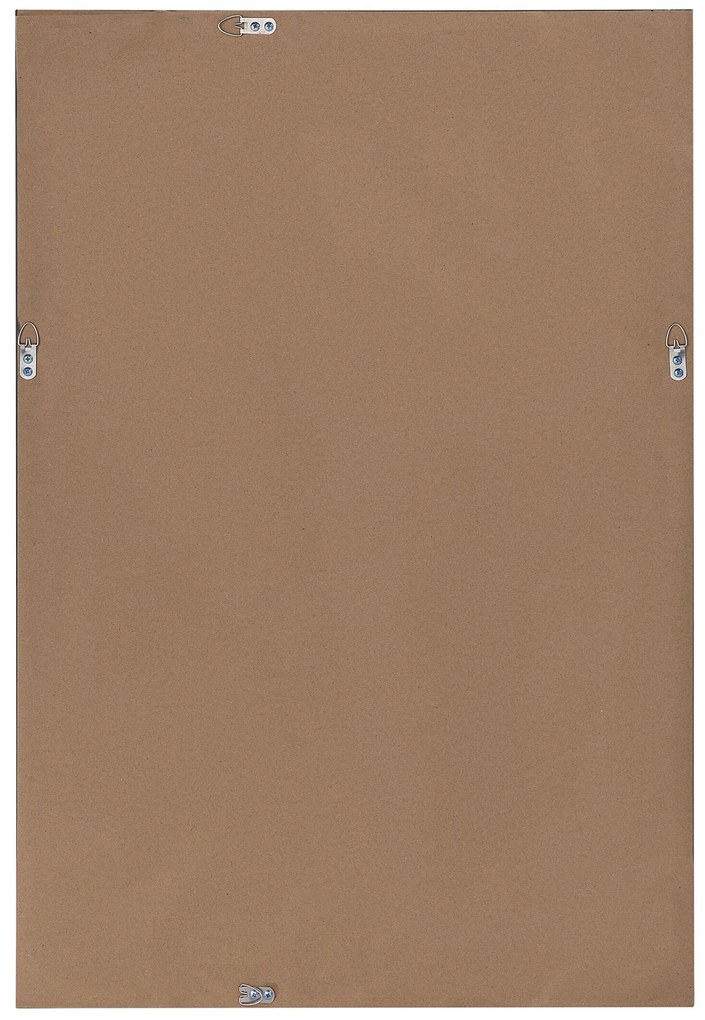 Espelho de parede dourado e prateado 60 x 90 cm FENIOUX Beliani