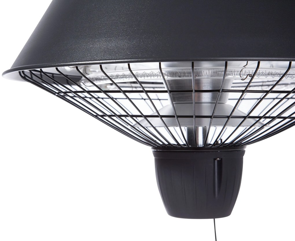 Aquecedor elétrico de teto para exterior cinzento AMIATA Beliani