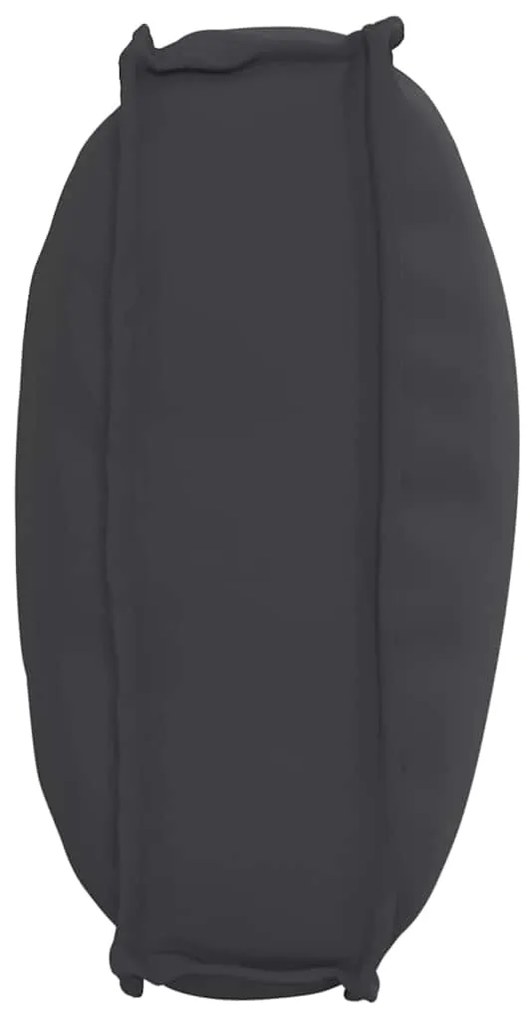 Almofada de Palete para Encosto Preta 70 x 40 x 12 cm em Tecido Oxford