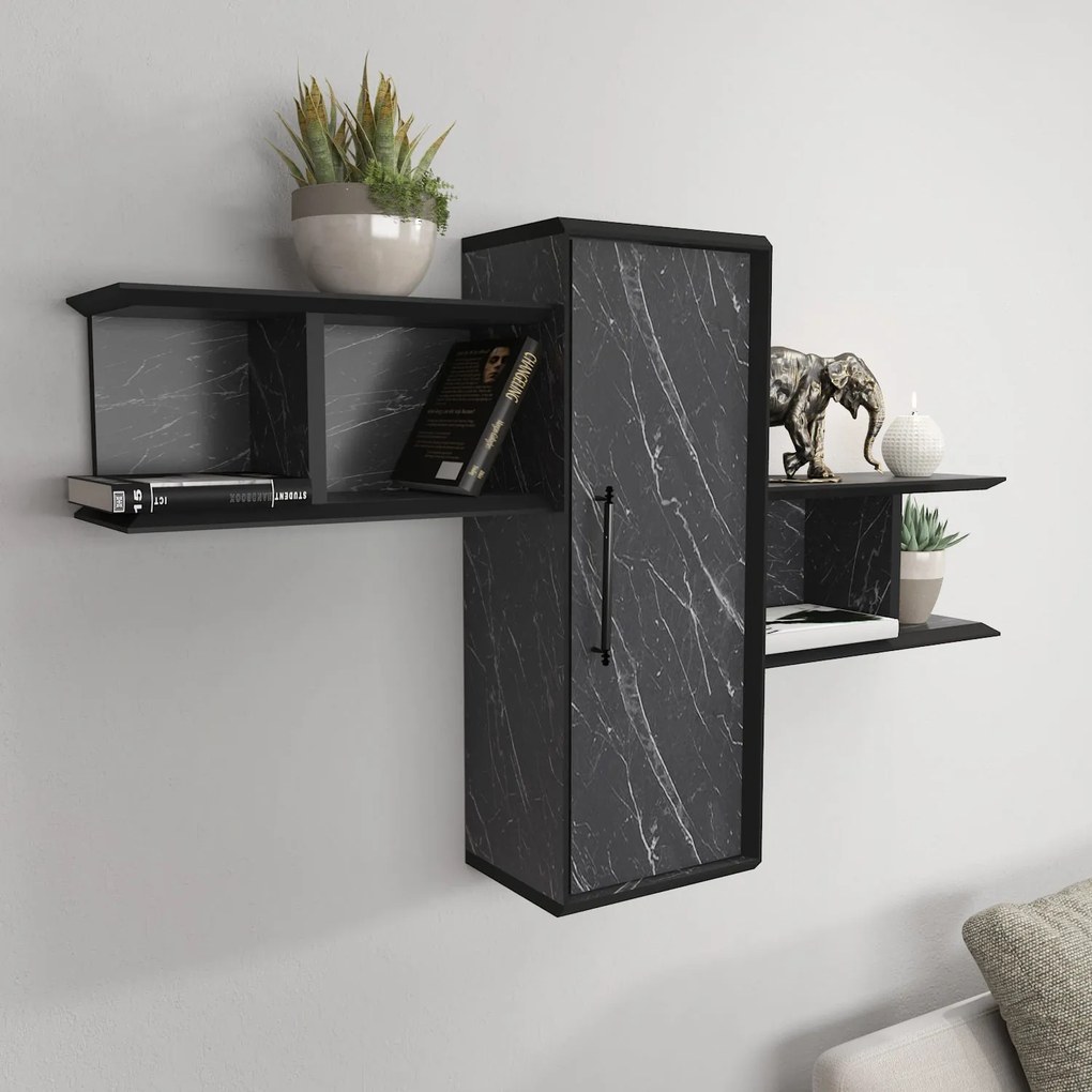 Prateleira de Parede Olida – Preto – 118,6 cm x 35 cm x 51,8 cm
