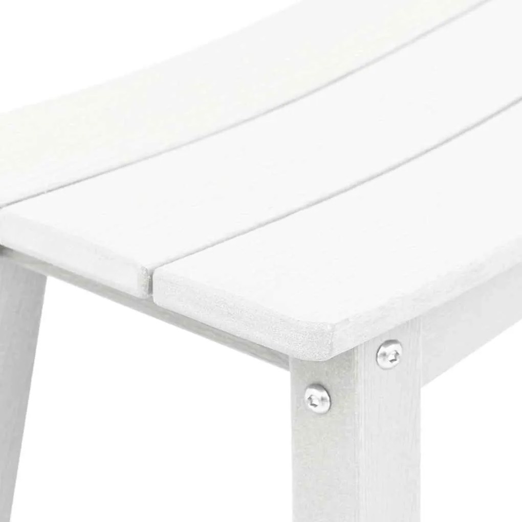 Bancos de Bar vidaXL 6 pcs Branco HDPE
