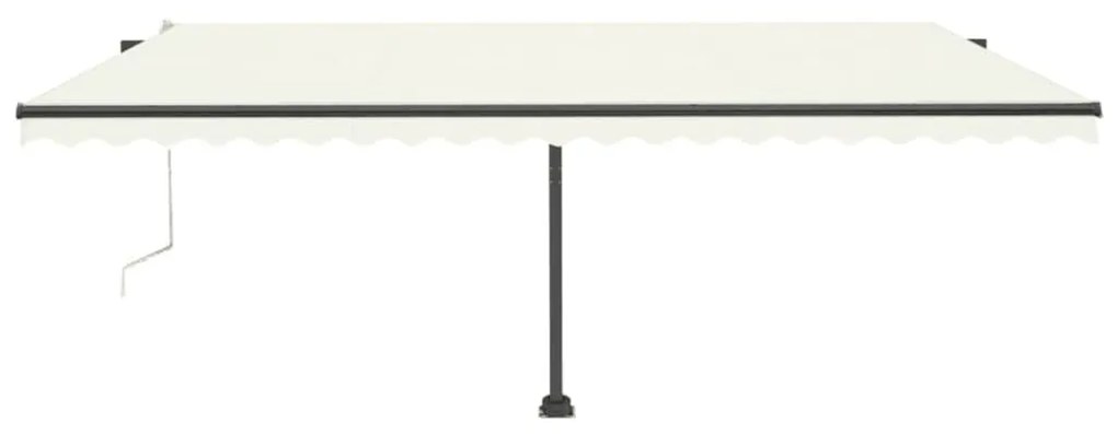 Toldo automático independente 500x300 cm cor creme