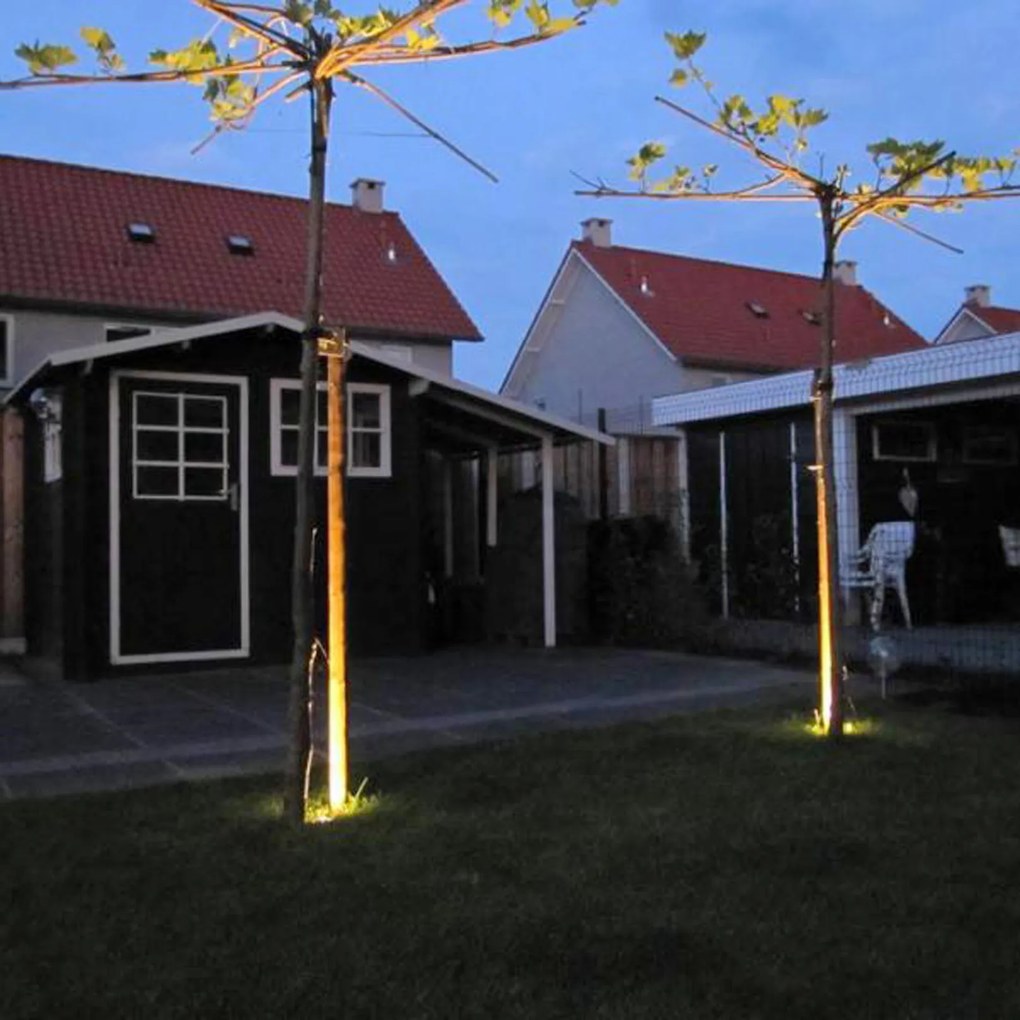 Conjunto de 5 projetores de solo em aço IP65 - Basic Square