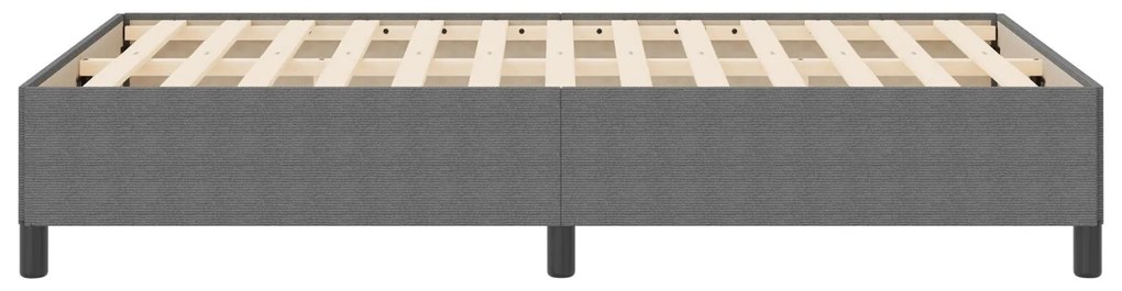 Estrutura de Cama vidaXL Cinza Claro 120x190 cm em Tecido Cotelê