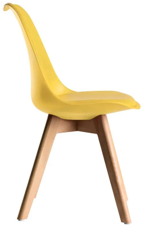 Conjunto Secretária Estik e Cadeira Synk Basic - Amarelo