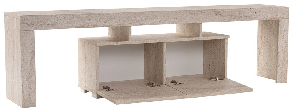 Móvel TV Enclave – Travertino – 180 cm x 50 cm x 31,3 cm
