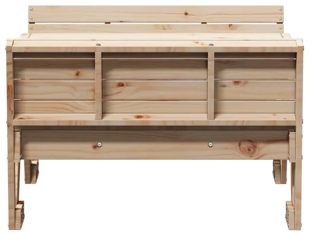 Mesa de piquenique para crianças 88x122x58 cm pinho maciço