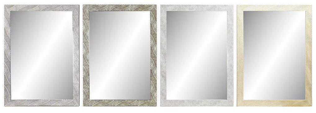 Espelho de Parede Dkd Home Decor Cristal Poliestireno Tropical Folha de Planta (70 X 2 X 97 cm) (4 Unidades)