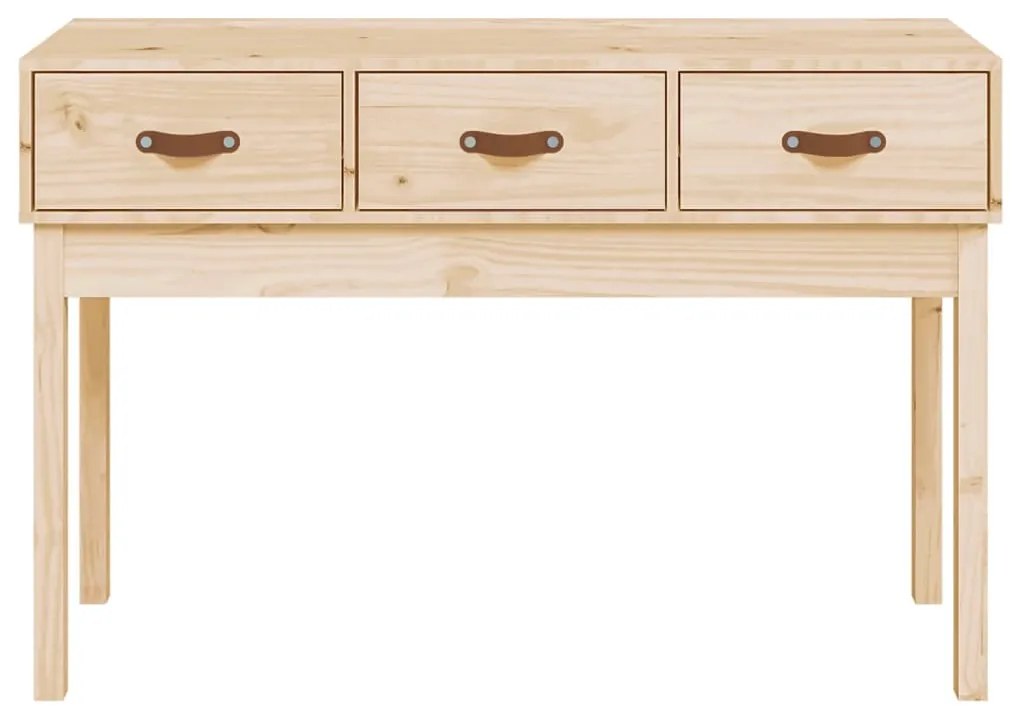 Mesa consola 114x40x75 cm madeira de pinho maciço