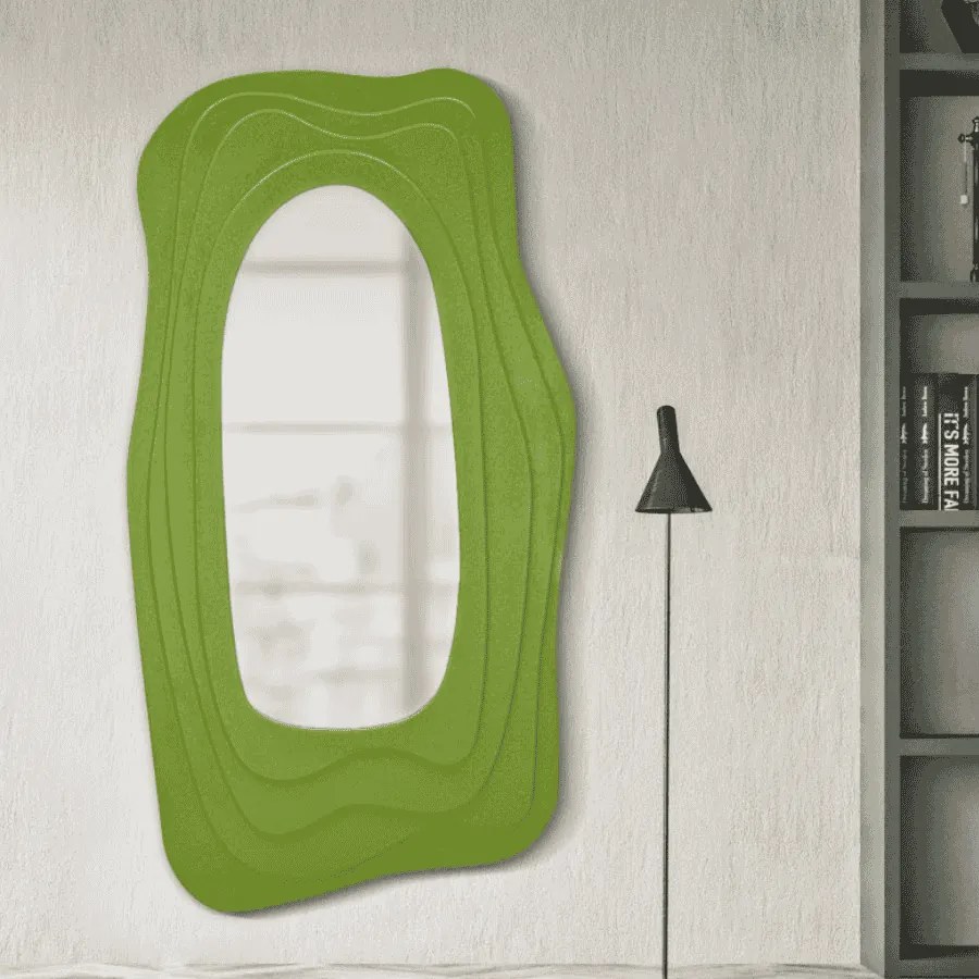 ESPELHO DE PAREDE DAFNE 90X4X165 CM VERDE