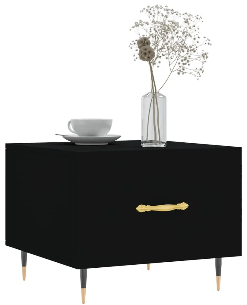 Mesa de centro 50x50x40 cm derivados de madeira preto