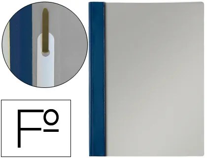 Bolsa Dosser Esselte Fastener em Pvc Formato Fólio Cor Azul-Marinho