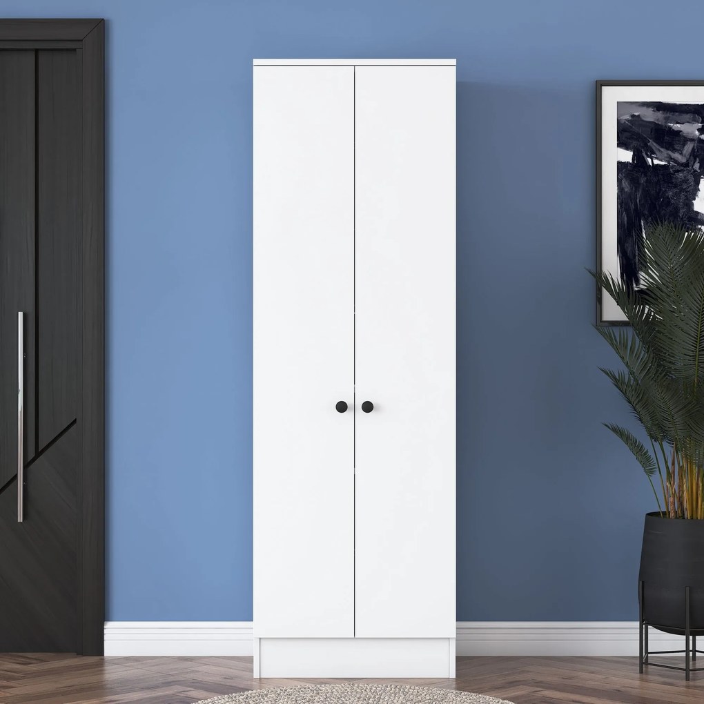 Armário Multiusos P6 – Branco – 59,8 cm x 182,8 cm x 37,5 cm