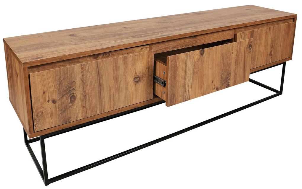 Móvel TV Lupin – Nogueira – 140 cm x 50 cm x 40 cm