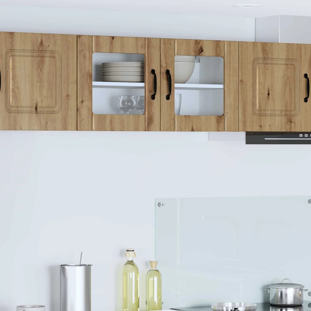 vidaXL Armário de Cozinha Carvalho Artesanal 80 x 31 x 40 cm