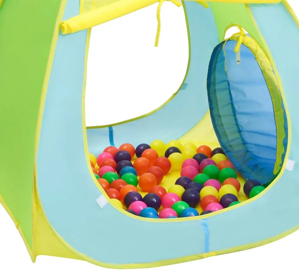 Tenda de brincar infantil com 350 bolas multicolorido