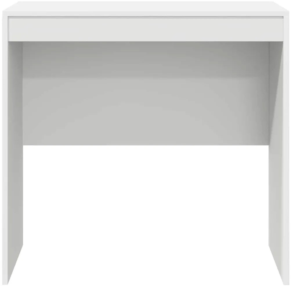 Mesa Branca 80x50x76 cm Madeira Revestida