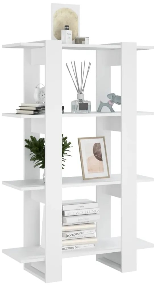 Estante/divisória 80x30x123,5 cm branco