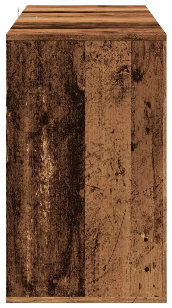 Aparador 120x41x75 cm derivados de madeira madeira velha