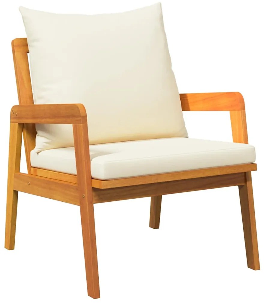 Cadeiras de Jardim 2 pcs 59.5x65x71.5 cm Madeira Sólida de Acácia