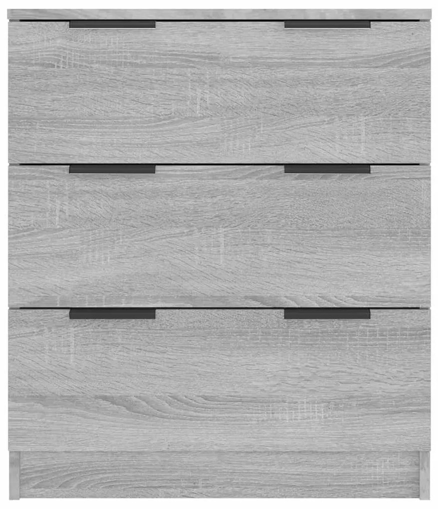 Aparador 60x30x70 cm derivados de madeira cinzento sonoma