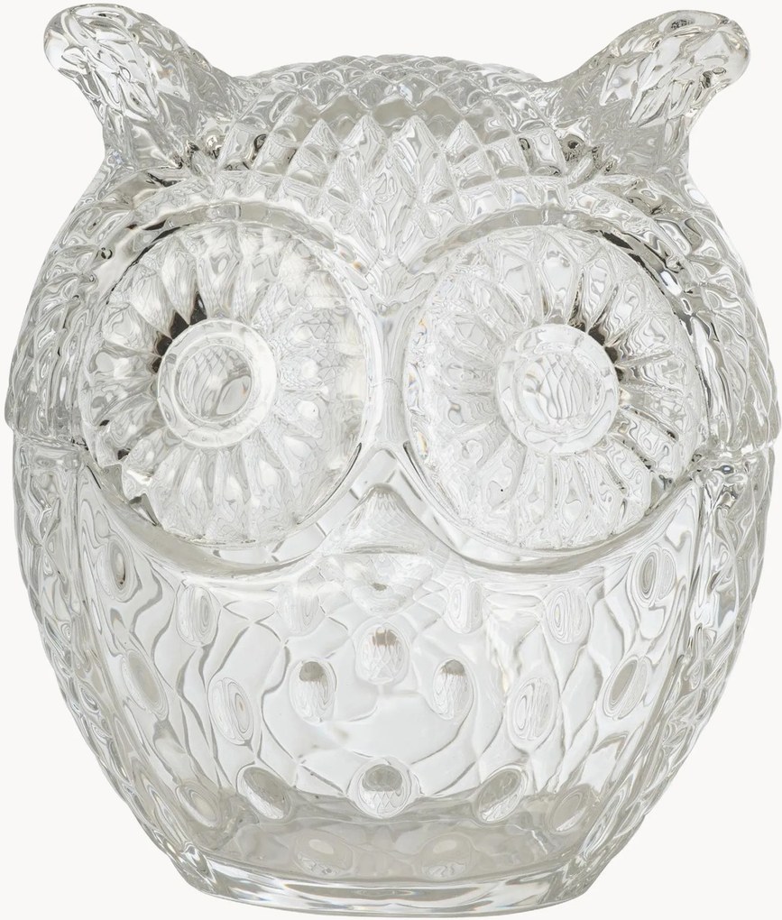 Taça decorativa de Natal com tampa Owl