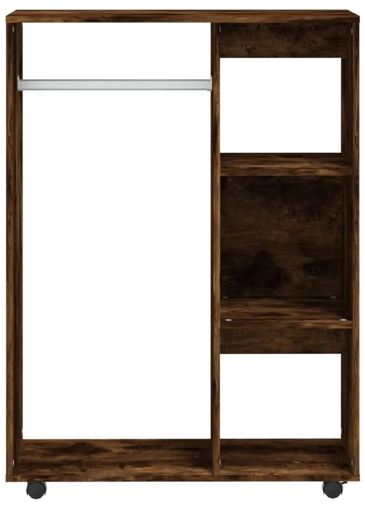 Roupeiro 80x40x110 cm derivados de madeira carvalho fumado
